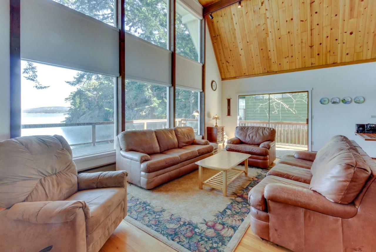 Lopez Island Hunter Bay Waterfront Home מראה חיצוני תמונה