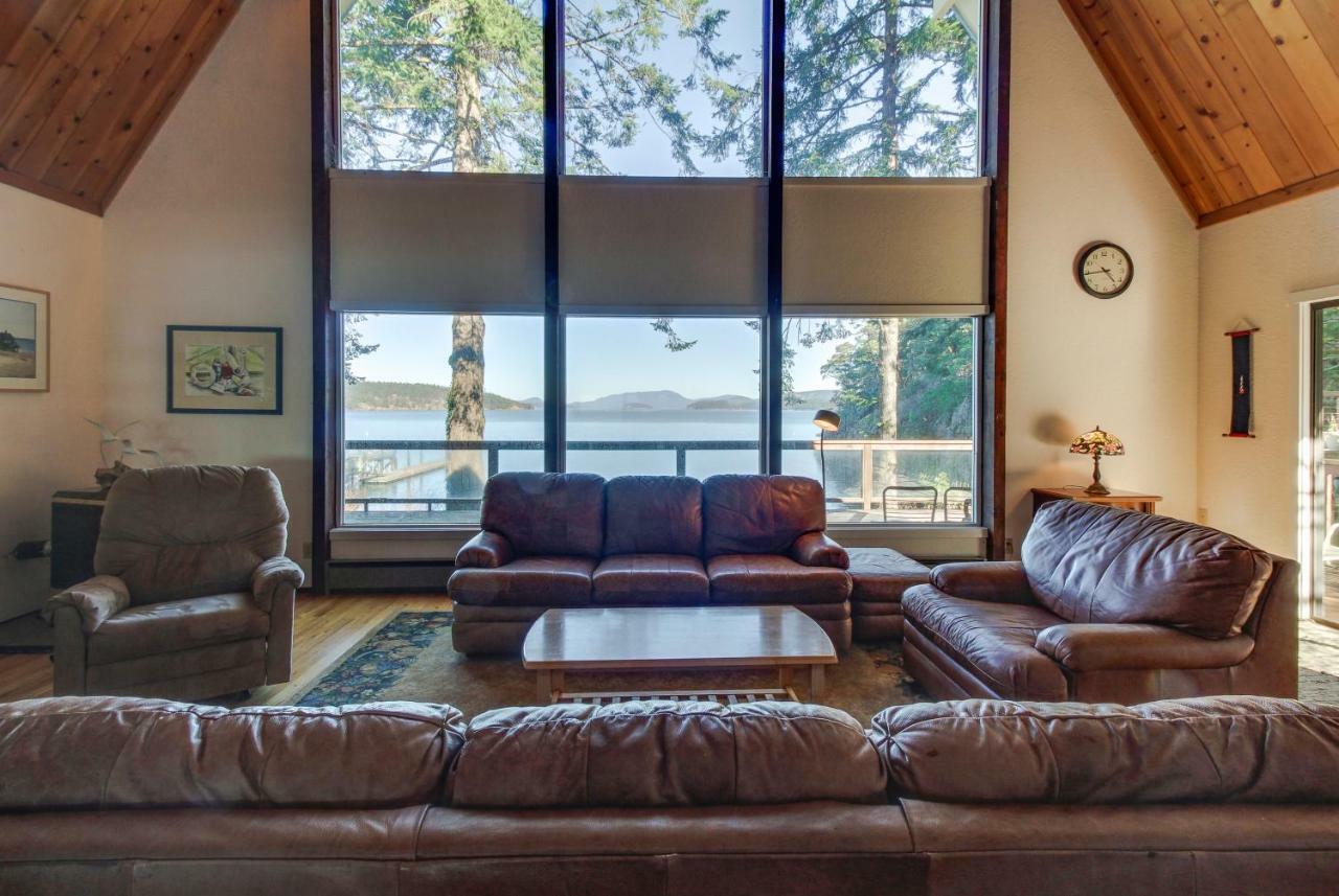 Lopez Island Hunter Bay Waterfront Home מראה חיצוני תמונה
